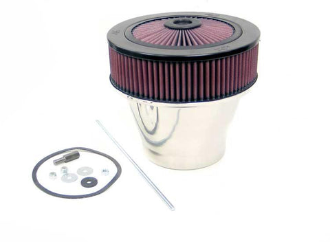 K&N X-Stream Top Assembly 9in OD / 5-1/8in Flange / 2-3/4 Velocity Stack - 66-3160