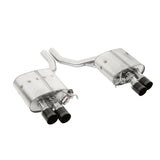 Dinan 11-16 BMW 550i (F10) Free Flow Axleback Exhaust System - Black Tips - D660-0036-BLK