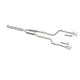 MagnaFlow Cat-Back, SS, 2.5in, Quad Split Rear 3.5in Tip 2015 Dodge Challenger 3.6L V6 - 19217