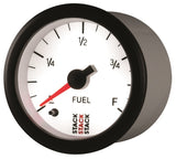 Autometer Stack 52mm 0-280 Ohm Programmable Pro Stepper Motor Fuel Level Gauge - White - ST3365