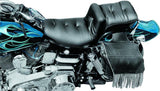 Mustang 58-84 Harley FX/FL Duke Extra Wide 1PC Seat Regal - Black - 75060