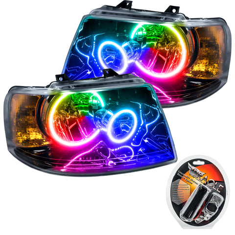 Oracle 03-06 Ford Expedition SMD HL - Black - ColorSHIFT - 7154-330