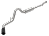 aFe Large Bore-HD 3in 409SS DPF-Back Exhaust System w/ Polished Tip RAM 1500 20-21 V6-3.0 - 49-42080-P