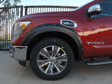 EGR 17-23 Nissan Titan Traditional Bolt-On Look Fender Flareswith Fender Badge Set Of 4 - 796014