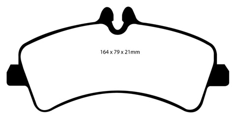 EBC 07+ Dodge Sprinter 3500 DRW Greenstuff Rear Brake Pads - DP61929