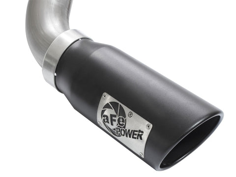 aFe MACHForce XP Exhausts Cat-Back Black Tip 09-17 GM Silverado 1500 4.3/5.3L RegCab SB/LB - 49-44072-B