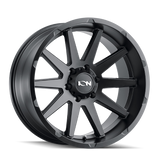 ION Type 143 18x9 / 8x170 BP / 18mm Offset / 125.2mm Hub Matte Black Wheel - 143-8970MB18