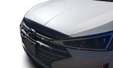 AVS 19-20 Hyundai Elantra Aeroskin Low Profile Hood Shield - Smoke - 320088