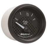 Autometer GT Series 52mm Short Sweep Electronic 73-10 ohms Fuel Level (For most Ford and Chrysler) - 8015