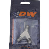 DeatschWerks 6AN Male Flare + 6AN Male Flare to 6AN Male Flare Y Block Fitting - 6-02-0701