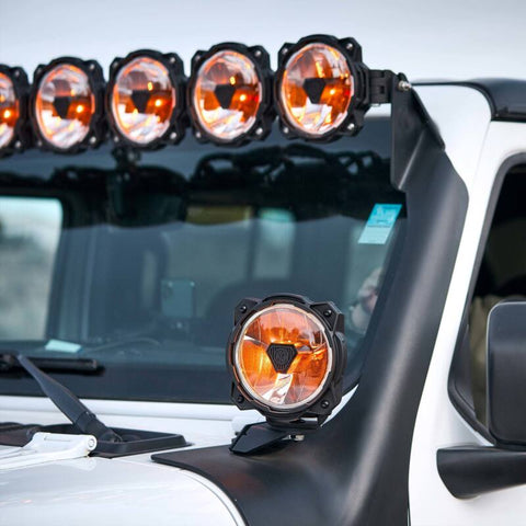 KC HiLiTES Gravity Titan LED 6in. - Pair Pack (Wide-40 Beam) - 91403