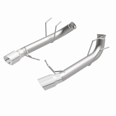 MagnaFlow 13 Ford Mustang Dual Split Rear Exit Stainless Axle-Back Cat Back Exhaust (Competition) - 15152