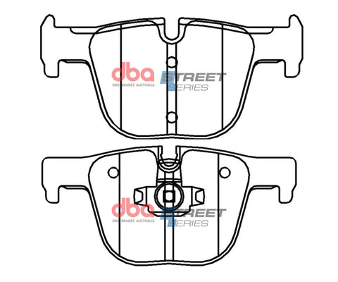 DBA 12-19 BMW 335i Street Series Rear Brake Pads - DB15126SS