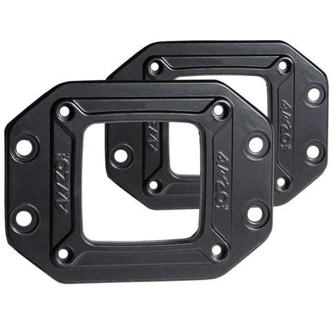 ANZO Mounting Bracket Universal 3inx 3in Rugged Off Road LED Flush Mount Brackets - 851066