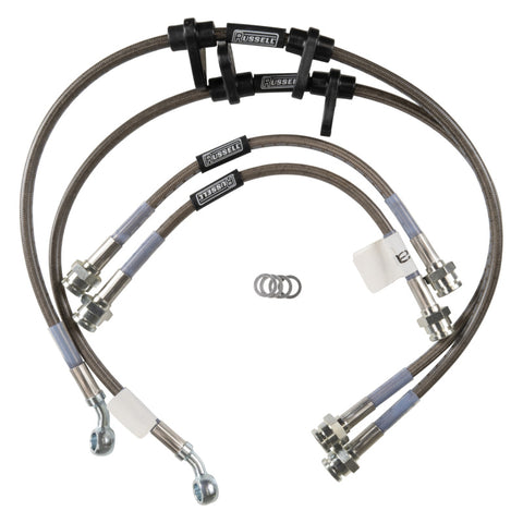 Russell Performance 92-95 Honda Civic (All with rear drums) Brake Line Kit - 684480