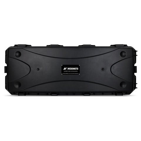 Mishimoto Universal Carbon Fiber Intercooler - Matte Tanks - 450mm Gold Core - S-Flow - C V-Band - MMINT-UCF-M4G-S-C