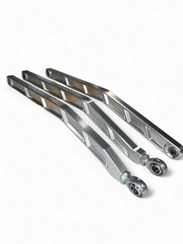 Elektric Offroad 2017+ Can Am Maverick X3 Volt Billet Radius Rods Anodized Clear (RS 72In Model) - SUS210001-C