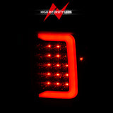 ANZO 1993-1997 Ford  Ranger LED Tail Lights w/ Light Bar Black Housing Smoked Lens - 311360