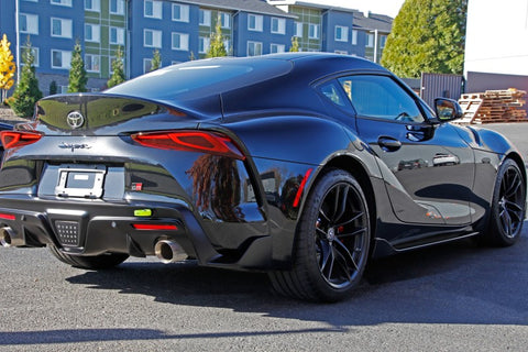 PERRIN 2020 Toyota Supra Tow Hook Kit (Rear) - Neon Yellow - PTP-BDY-250NY