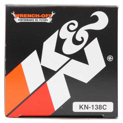 K&N Suzuki / Arctic Cat / Cagiva / Kawasaki / KYMCO / Aprilia 2.813in OD x 3.221in H Oil Filter - KN-138C