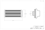 Aeromotive Pro-Series In-Line Fuel Filter - AN-12 - 10 Micron Fabric Element - 12310