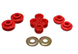 Energy Suspension 86-95 Ford Taurus Red Front Strut Rod Bushing Set - 4.7119R