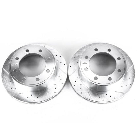 Power Stop 2007 Ford E-150 Rear Evolution Drilled & Slotted Rotors - Pair - AR8578XPR