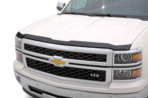 AVS 14-15 Chevy Silverado 1500 Aeroskin Low Profile Acrylic Hood Shield - Smoke - 322062
