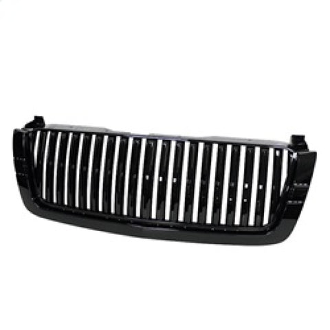Xtune Chevy Silverado 03-06 Center Only Front Grille Black GRI-SP-CS03-CT-BK - 5017093