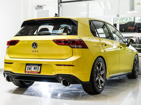 AWE Tuning 2022 VW GTI MK8 Touring Edition Exhaust - Chrome Silver Tips - 3015-32658