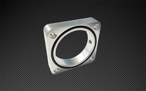 Torque Solution Throttle Body Spacer 2013+ Subaru BRZ/Scion FR-S - Silver - TS-TBS-023