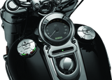 Kuryakyn Zombie Fuel & Battery Gauge Chrome - 7357