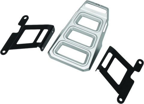 Kuryakyn Dillinger Luggage Rack Silver - 6664