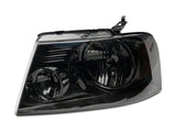 Raxiom 04-08 Ford F-150 Axial Series OEM Style Replacement Headlights- Chrome Housing- Smoked Lens - T551342