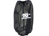 K&N 6.625in Base ID / 5.25in Top ID / 9.5in H Round Tapered Black Drycharger Air Filter Wrap - RC-4780DK