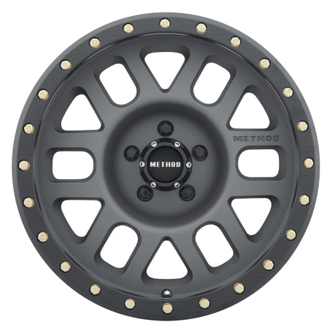 Method MR309 Grid 18x9 +18mm Offset 5x150 116.5mm CB Titanium/Black Street Loc Wheel - MR30989058818
