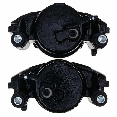 Power Stop 94-97 GMC Yukon Front Black Caliper w/o Bracket (Pair) - S4297BLK