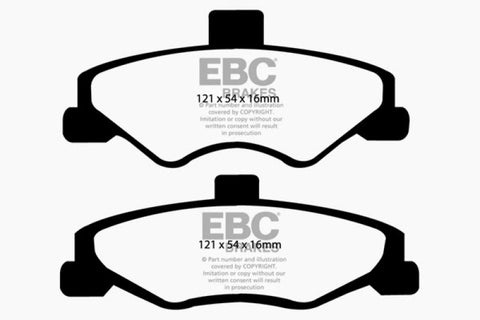 EBC 98-02 Chevrolet Camaro (4th Gen) 3.8 Bluestuff Rear Brake Pads - DP51323NDX