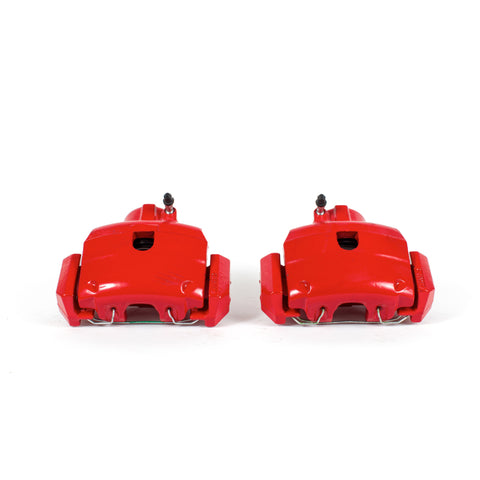 Power Stop 01-07 Ford Escape Front Red Calipers w/Brackets - Pair - S4778