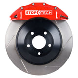 StopTech 08-13 Toyota Land Cruiser Front BBK w/ Red ST-65 Calipers Slotted 380x35mm Rotor - 82.874.6D00.71