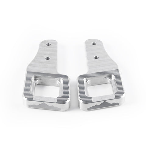 Mishimoto 2017+ Ford Raptor / 2009+ Ford F150 Borne Off-Road Billet Tow Hooks - Natural - BNTH-F150-17N