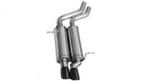 Corsa 2001-2006 BMW 325i/ci Convertible E46 Black Sport Axle-Back Exhaust - 14559BLK