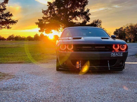 Oracle 15-21 Dodge Challenger RGB+W Headlight DRL Upgrade Kit - ColorSHIFT 2 - 1329-333