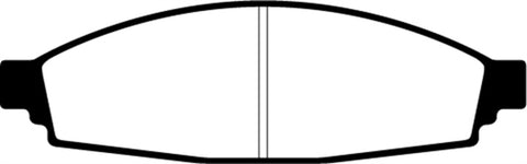 EBC 03-06 Lincoln Aviator 4.6 Greenstuff Front Brake Pads - DP61675