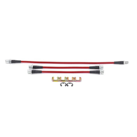 Power Stop 00-06 Toyota Tundra Front & Rear SS Braided Brake Hose Kit - BH00127