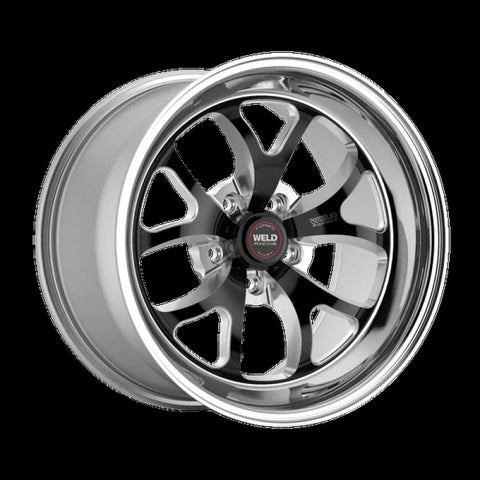 Weld S76 18x10 / 5x4.75in BP / 7.1in. BS Black Wheel (High Pad) - Non-Beadlock - 76HB8100B71A