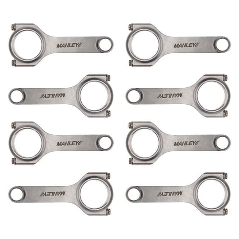 Manley Chevy Small Block LS-1 5.700in H Beam w/ ARP 2000 Connecting Rod - Set of 8 - 14050R-8
