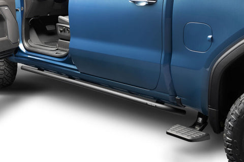 N-Fab RKR Rails 2019 Chevy/GMC 1500 Crew Cab - Cab Length - Tex. Black - 1.75in - C194RKRCC