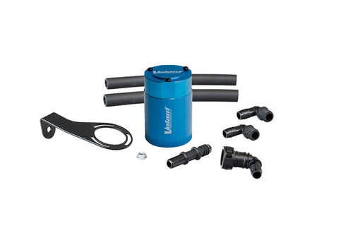 Volant 21-25 Ford Bronco 2.3L Turbo 3oz Aluminum Oil Catch Can w/Mounting Bracket - Blue - VC0018