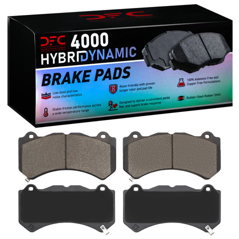 DFC 09-26 Rivian R1T Front 4000 Hybridynamic Brake Pads - 4000-1405-00